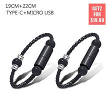 Load image into Gallery viewer, GET 2 For $19.99!USB cable bracelet