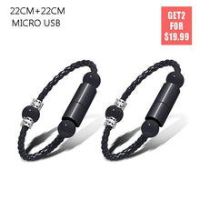 Load image into Gallery viewer, GET 2 For $19.99!USB cable bracelet