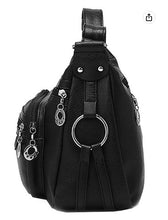 Load image into Gallery viewer, Women Crossbody Bag Leather Handbag Pocketbook Lightweight Shoulder Purse