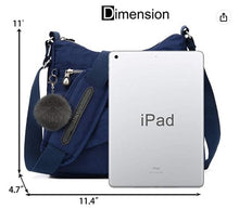 Load image into Gallery viewer, Nylon Crossbody Bag for Women with Anti theft RFID Pocket, Waterproof Shoulder Bag Travel Purses and Handbag