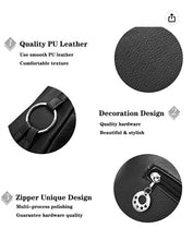 Load image into Gallery viewer, Women Crossbody Bag Leather Handbag Pocketbook Lightweight Shoulder Purse