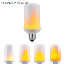 Load image into Gallery viewer, Led Golden Flickering Flame Gravity Sensor Flame Light