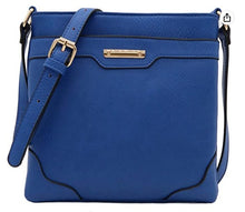 Load image into Gallery viewer, Medium Size Solid Modern Classic Crossbody Bag with Gold Plate
