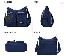 Load image into Gallery viewer, Nylon Crossbody Bag for Women with Anti theft RFID Pocket, Waterproof Shoulder Bag Travel Purses and Handbag
