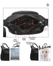 Load image into Gallery viewer, Women Crossbody Bag Leather Handbag Pocketbook Lightweight Shoulder Purse
